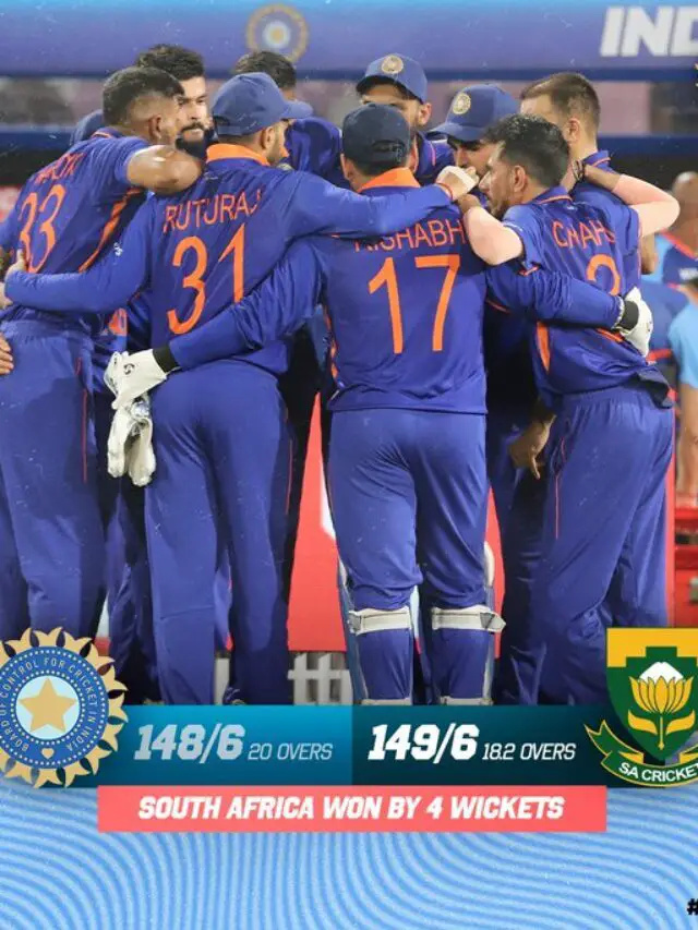 भारत ने साउथ अफ्रीका से ४ विकेट से हारा